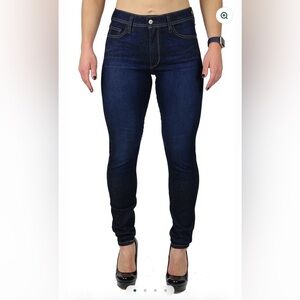 Fran Denim Nicole Women's Dark Blue Skinny Jeans